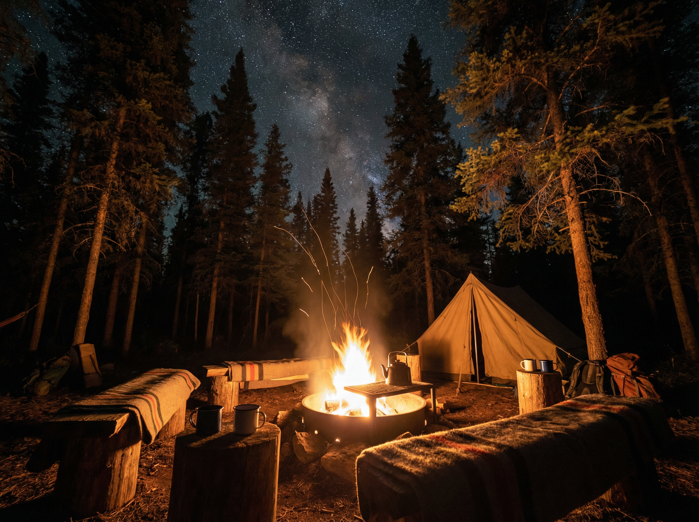 加拿大预测 - 营地篝火旁的策略讨论